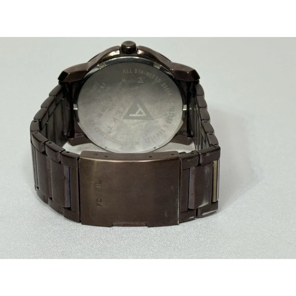 Fossil Men's Arkitekt FS4329 Stainless‎ Steel Water Resistant Bronze Tone Watch